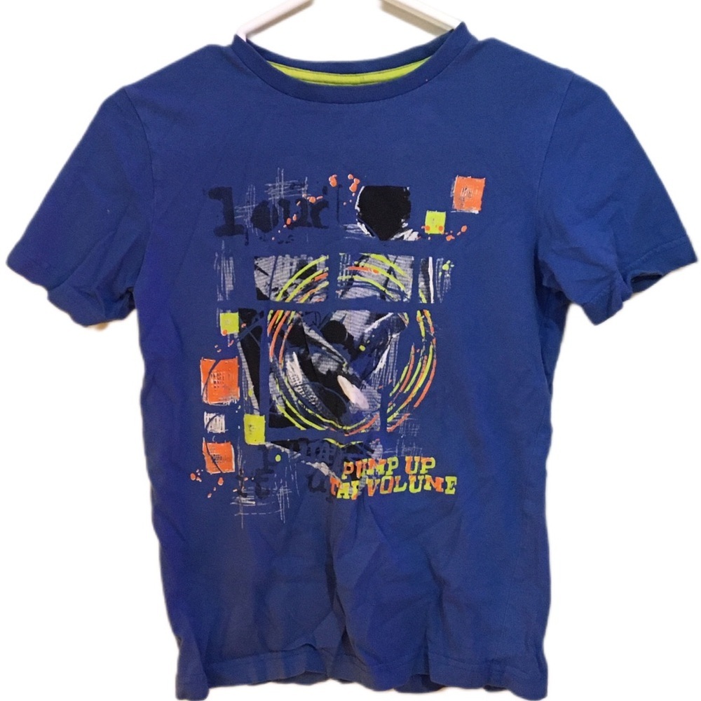 George Vibrant Blue Kids Graphic Tee